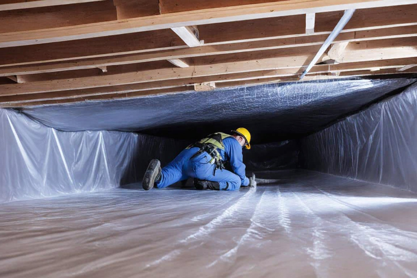 Vapor barrier installation in Florence, SC